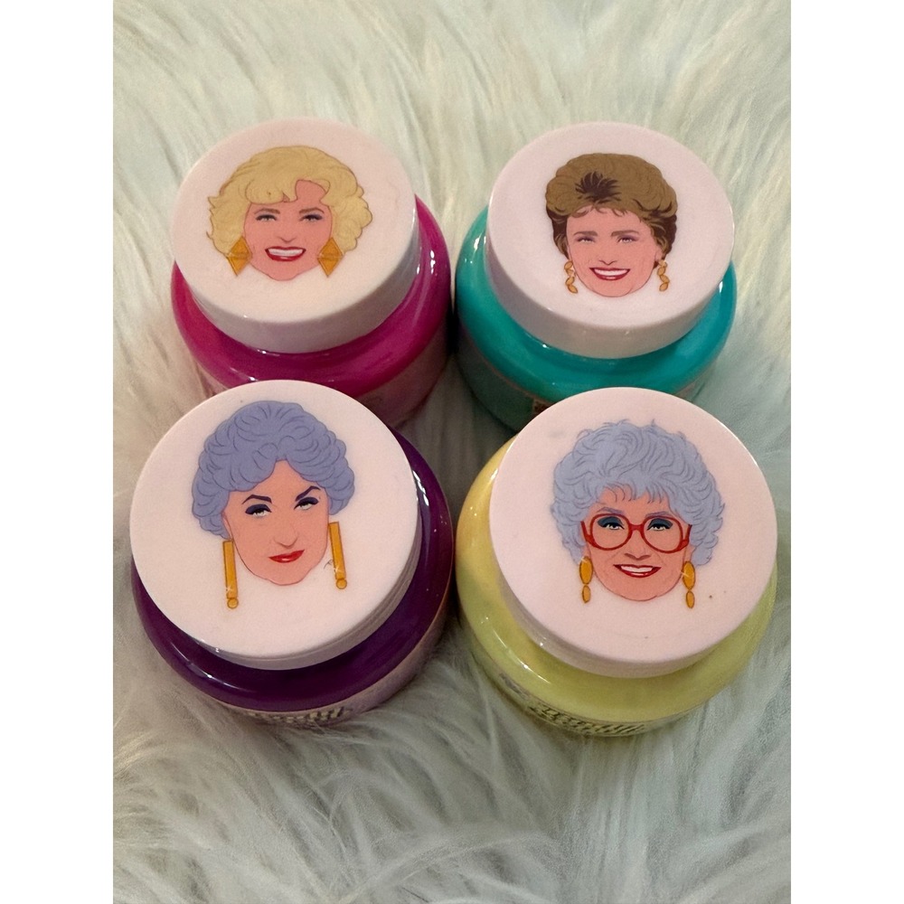 The Golden Girls Exfoliating Body Scrub Set 4 Pack 100ml Dorothy Sophia Rose